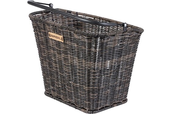 Fahrradzubehör - Basil Vorderradkorb Bremen, Rattan Look KF
