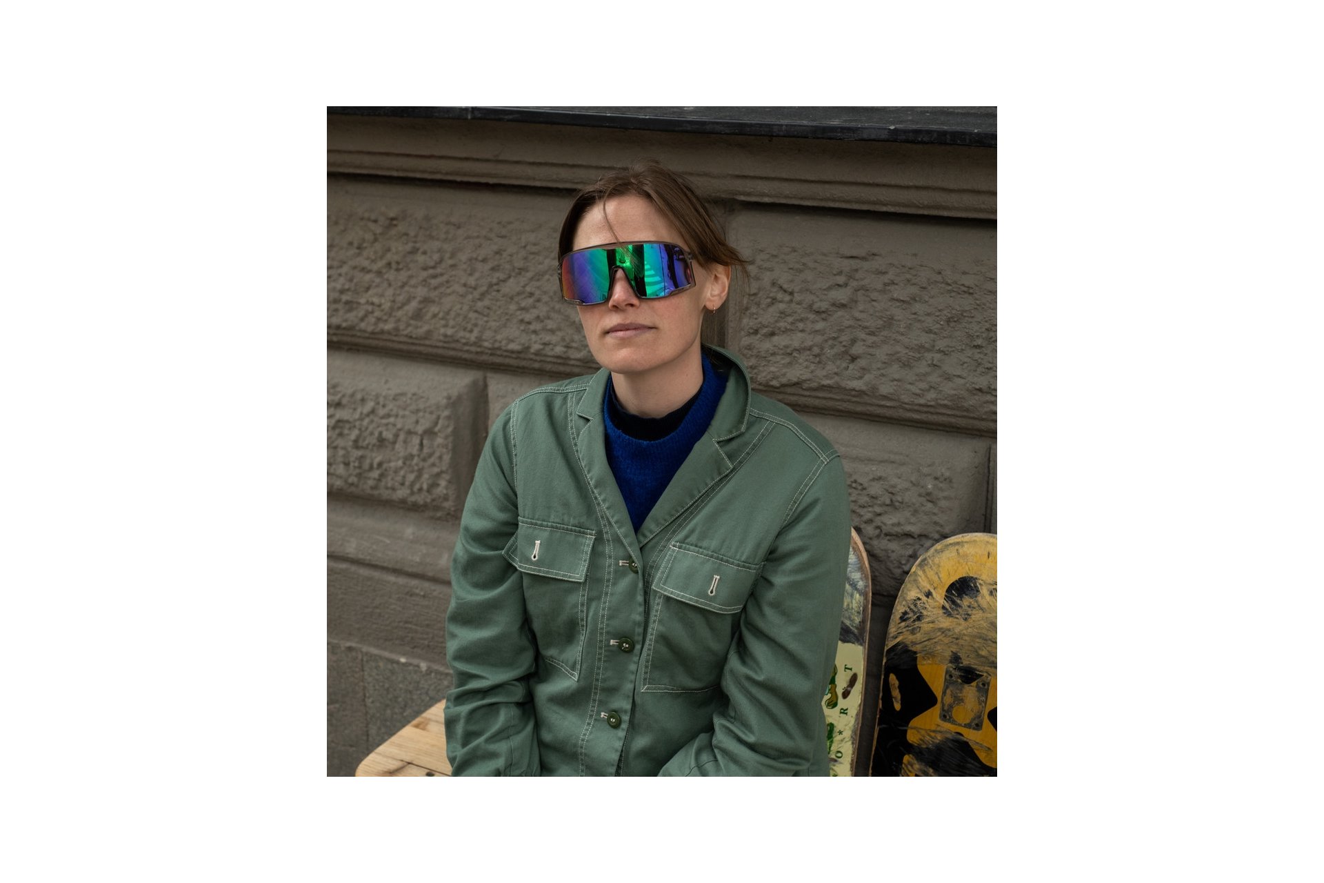 CHPO Henrik Transparent Grey - Rainbow Mirror