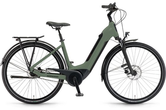 mit Beleuchtung - E-Bike City - Winora Tria N8f - 500 Wh - 28 Zoll - Tiefeinsteiger - Aktion