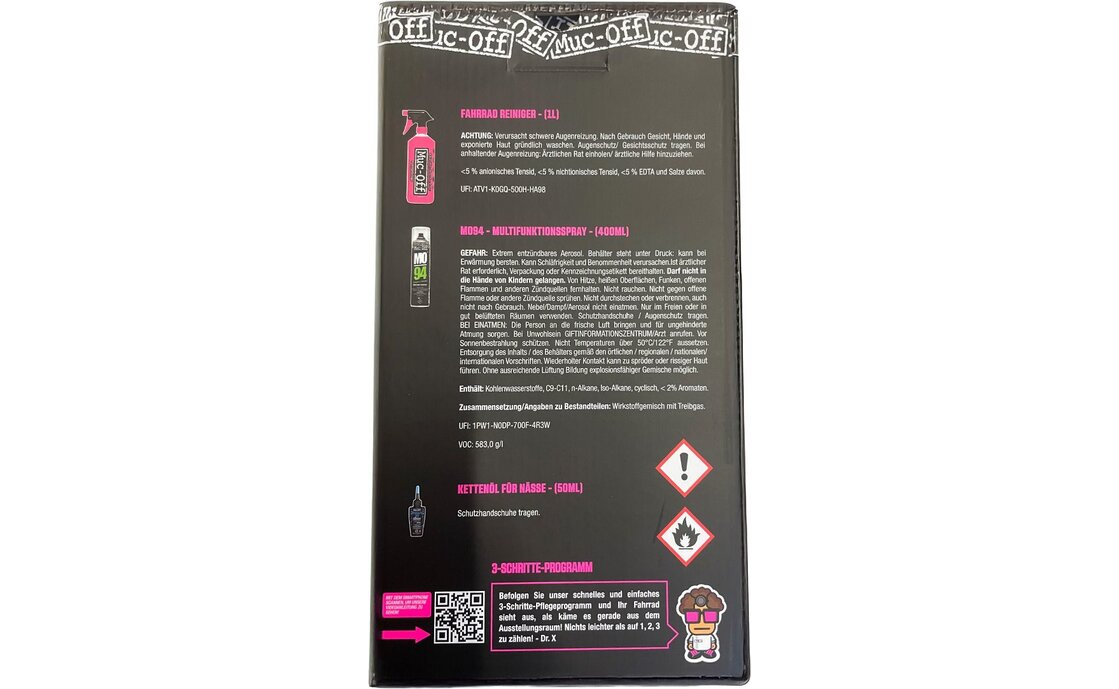 Muc-Off Muc Off Reinigungs, Pflege & Schmierstoff Set (Nass)