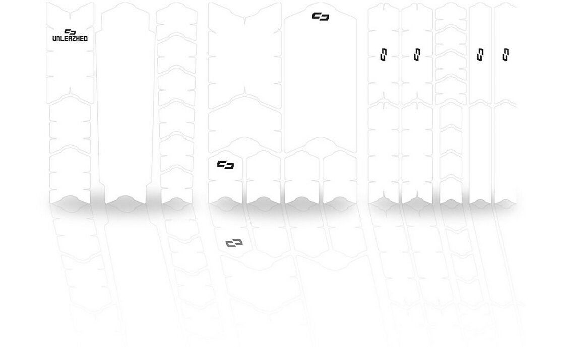 Unleazhed Rahmenschutzfolie BP01 E-Frame XXL clear glossy