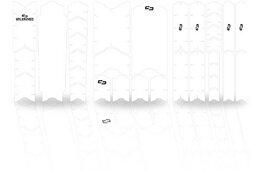 Unleazhed Rahmenschutzfolie BP01 E-Frame XXL clear glossy