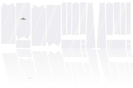 Rahmenschutz - Unleazhed Rahmenschutzfolie Gravelbike BPG01 clear glossy