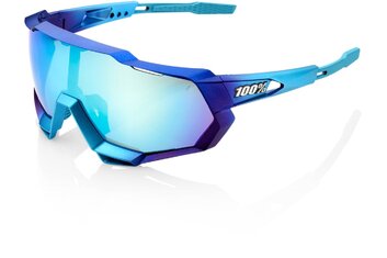 Fahrradzubehör Sale - 100 Percent Speedtrap matte metallic into the fade / Blue Topaz Multilay