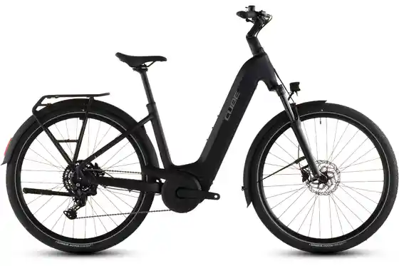 Schwarz - E-Bike-Pedelec - Cube Touring Hybrid ONE 600 - 600 Wh - 28 Zoll - Tiefeinsteiger - 2026