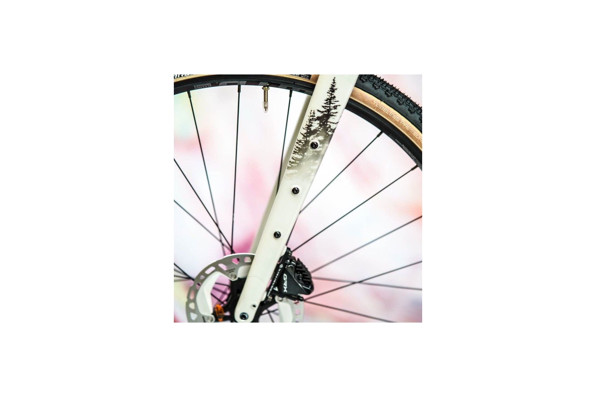 Unleazhed Rahmenschutzfolie Gravelbike BPG01 Forest black glossy