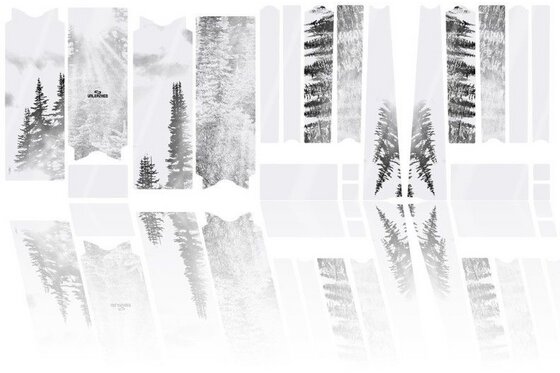 Verkehrssicherheit - Unleazhed Rahmenschutzfolie Gravelbike BPG01 Forest