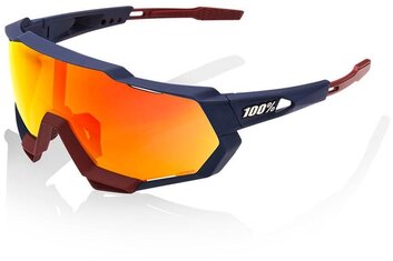 Sportbrillen - 100 Percent Speedtrap soft tact flume / Hiper Red Multilayer Mirror Lens