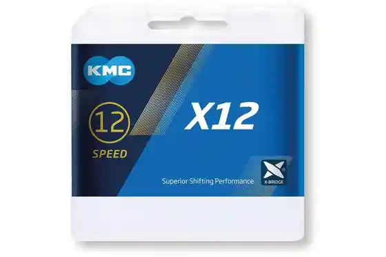 Ketten - KMC Kette X12 Ti-N Gold/Schwarz 12-fach, 126 Glieder
