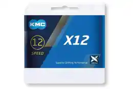 KMC Kette X12 Ti-N Gold/Schwarz 12-fach, 126 Glieder