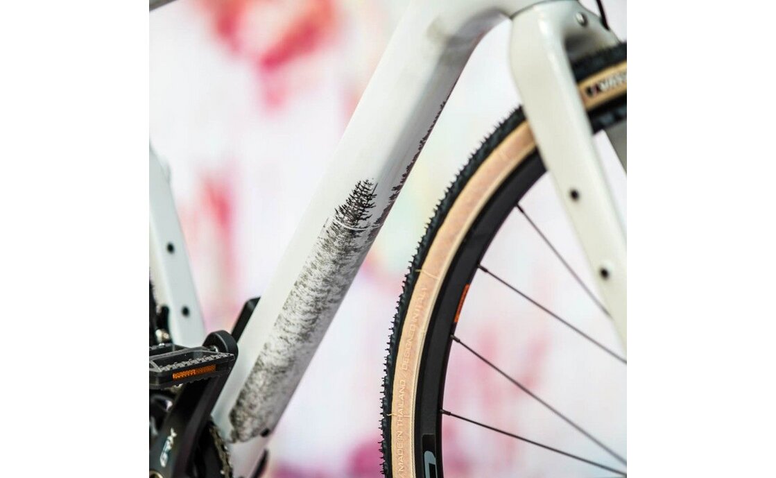 Unleazhed Rahmenschutzfolie Gravelbike BPG01 Forest black matt