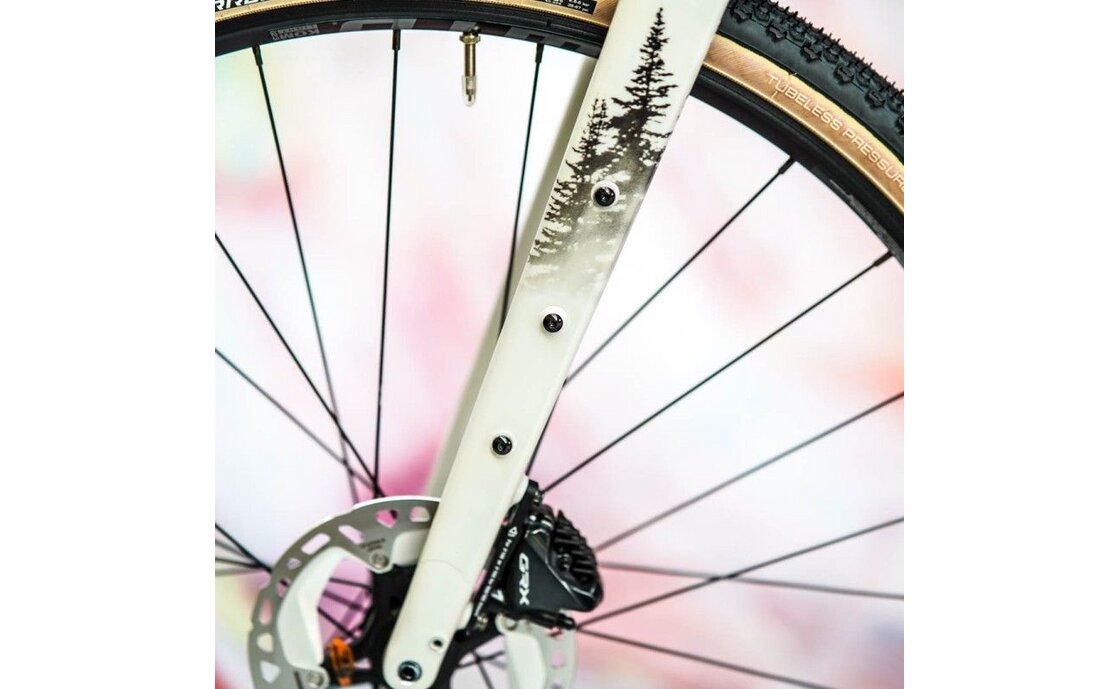 Unleazhed Rahmenschutzfolie Gravelbike BPG01 Forest black matt