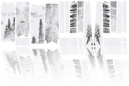 Unleazhed Rahmenschutzfolie Gravelbike BPG01 Forest black matt