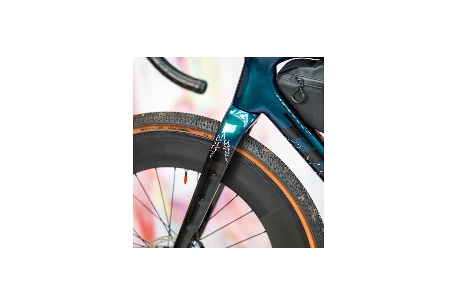 Unleazhed Rahmenschutzfolie Gravelbike BPG01 Forest