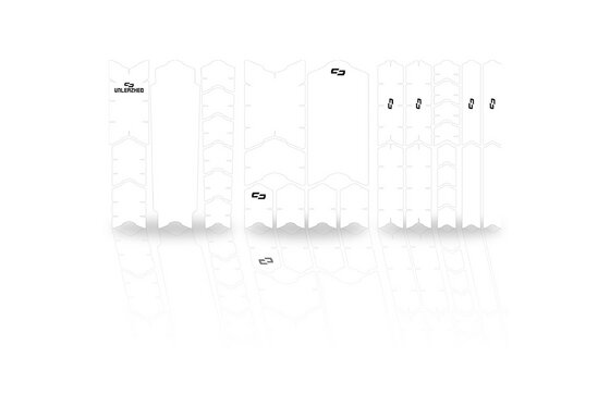 Fahrradrahmen - Unleazhed Rahmenschutzfolie BP01 Frame XXL clear matt