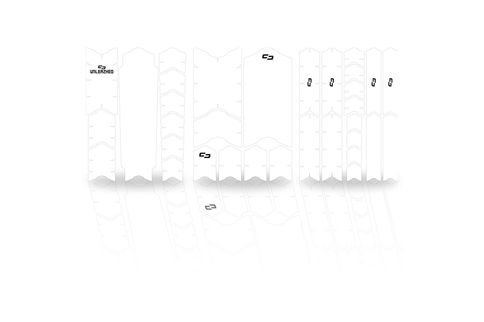 Unleazhed Rahmenschutzfolie BP01 Frame XXL clear matt