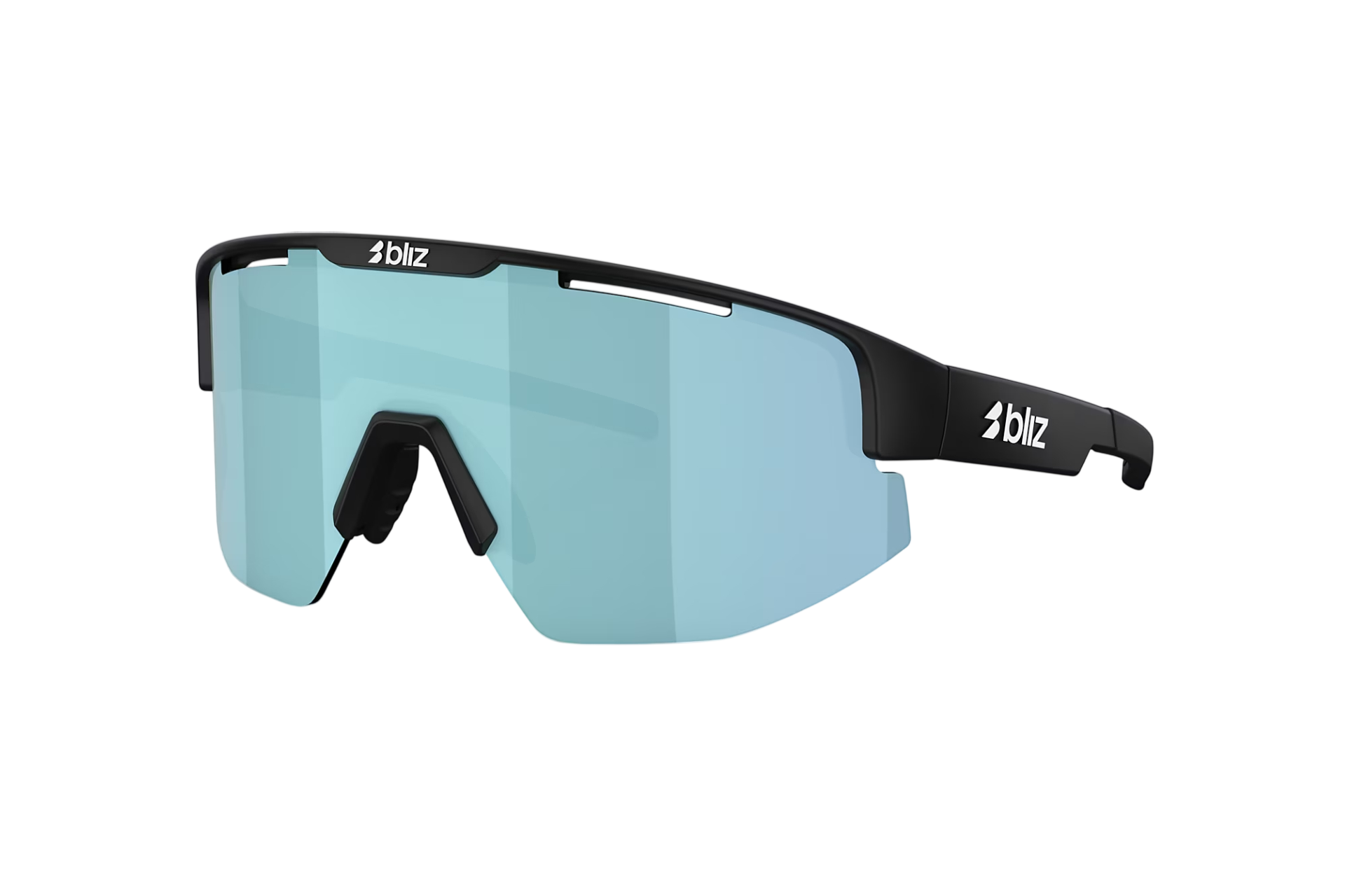 Bliz Matrix Matt Black - Smoke w Ice Blue Multi