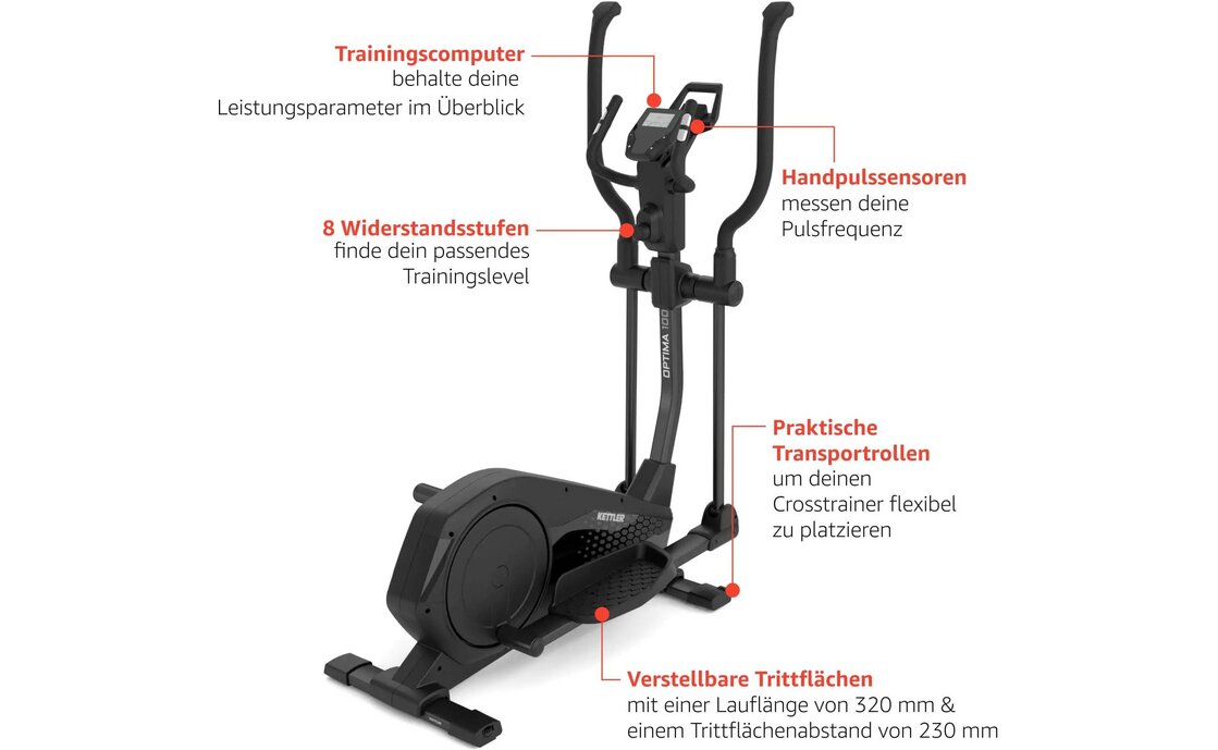 Kettler Fitness Optima 100 2023 33 Fahrrad XXL