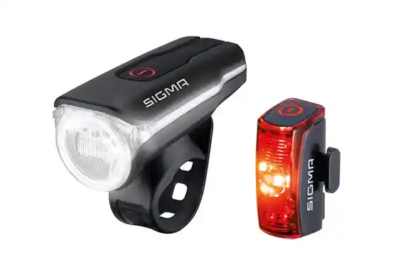 Geschenke für Fahrradfahrer - Sigma Aura 60 & Infinity Beleuchtungsset - StVZO
