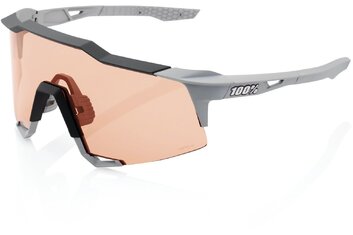 Fahrradbrillen - 100 Percent Speedcraft Tall soft tact stone grey / Hiper Coral Lens