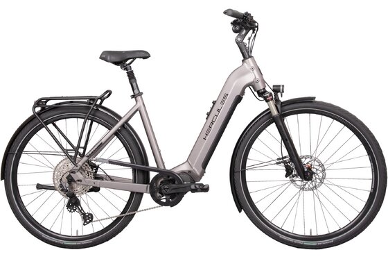 mit Beleuchtung - E-Bike-Pedelec - Hercules Edison Comp I-12 - 630 Wh - 28 Zoll - Tiefeinsteiger