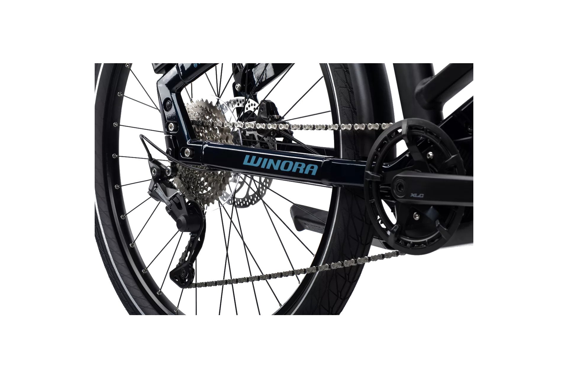 Winora Yakun 10 - 750 Wh - 27,5 Zoll - Diamant - 2023