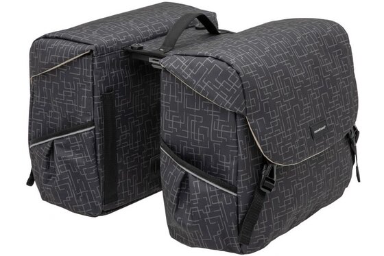 Fahrradtaschen & Körbe - New Looxs Doppelpacktasche Mondi Joy Double RT Ivy