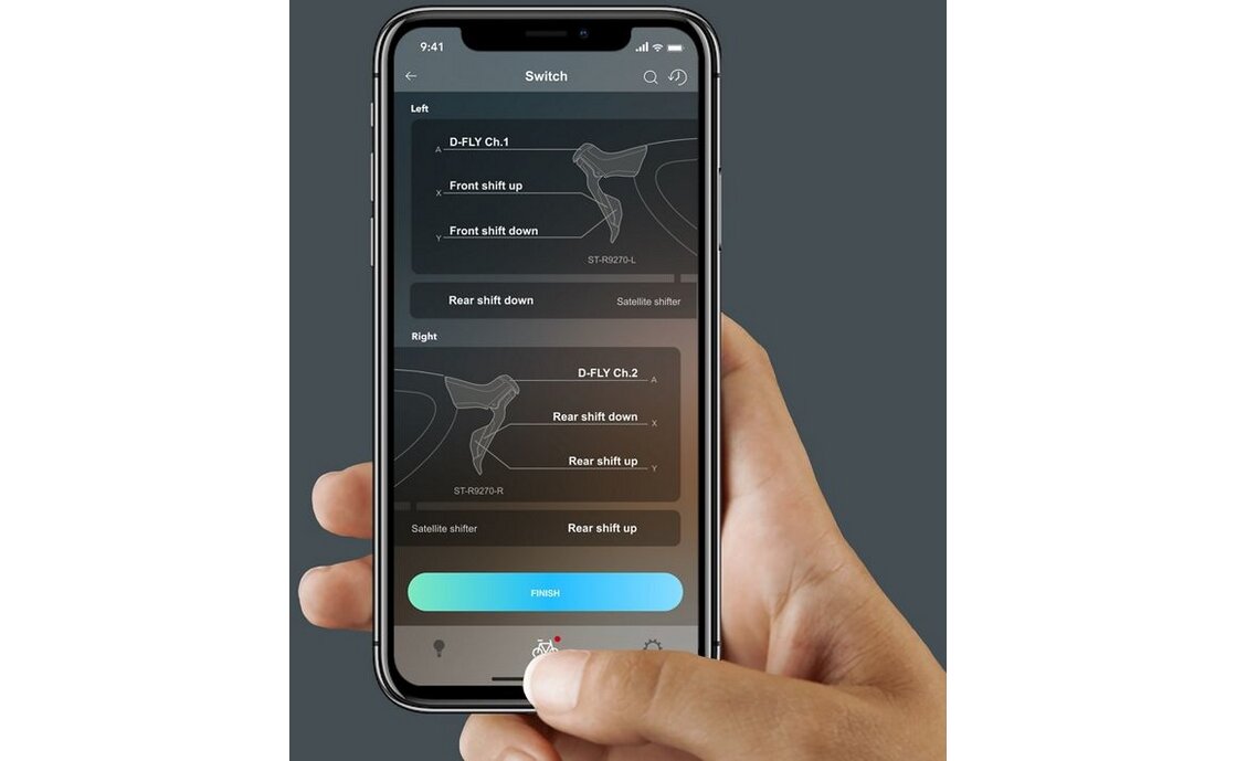 Shimano Schalt-/Bremshebel Dura-Ace Di2 ST-R9270 für Scheibenbremse