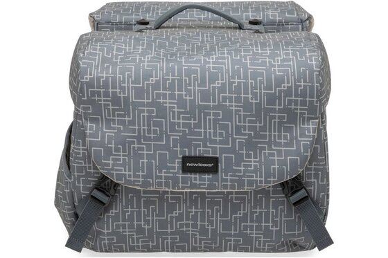 Fahrradzubehör - New Looxs Doppelpacktasche Mondi Joy Double MIK Ivy