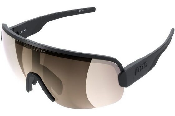 XXL Sale % - POC Aim - Uranium Black/Clarity Road/Sunny Silver