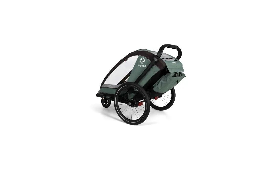 Hamax Cocoon mit Deichsel und Buggyrad