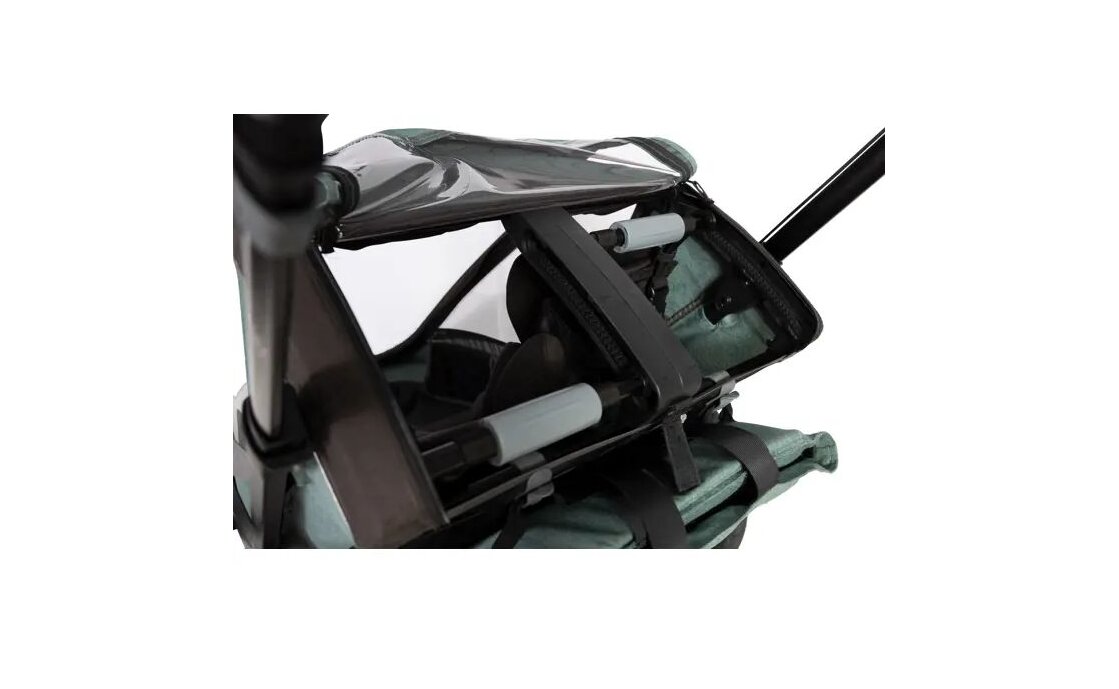 Hamax Cocoon mit Deichsel und Buggyrad