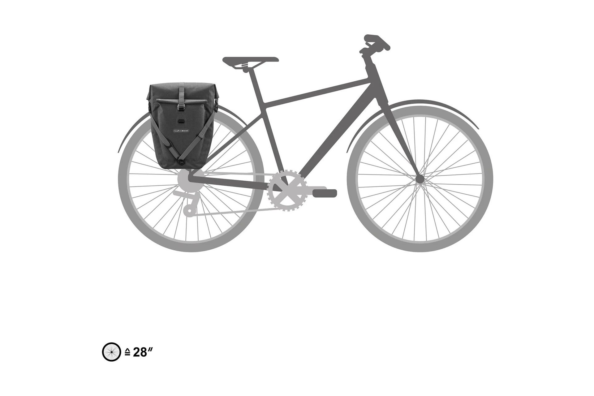 Ortlieb Back-Roller Plus Urban QL2.2 - Einzeltasche