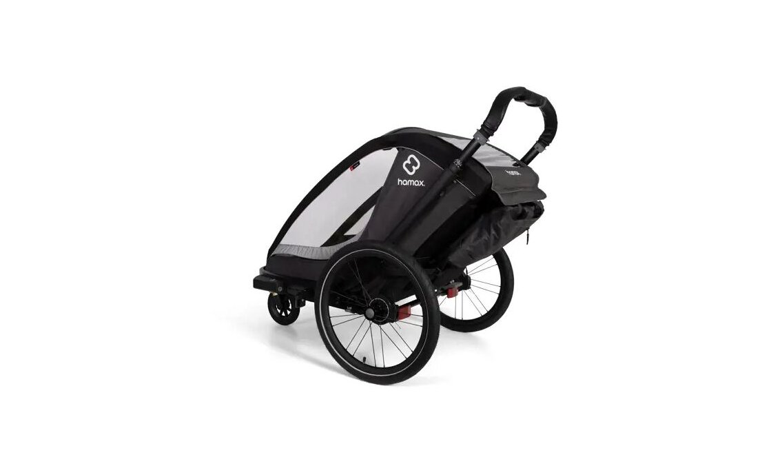 Hamax Cocoon mit Deichsel und Buggyrad