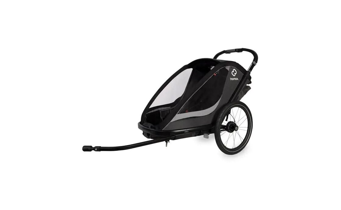 Hamax Cocoon mit Deichsel und Buggyrad