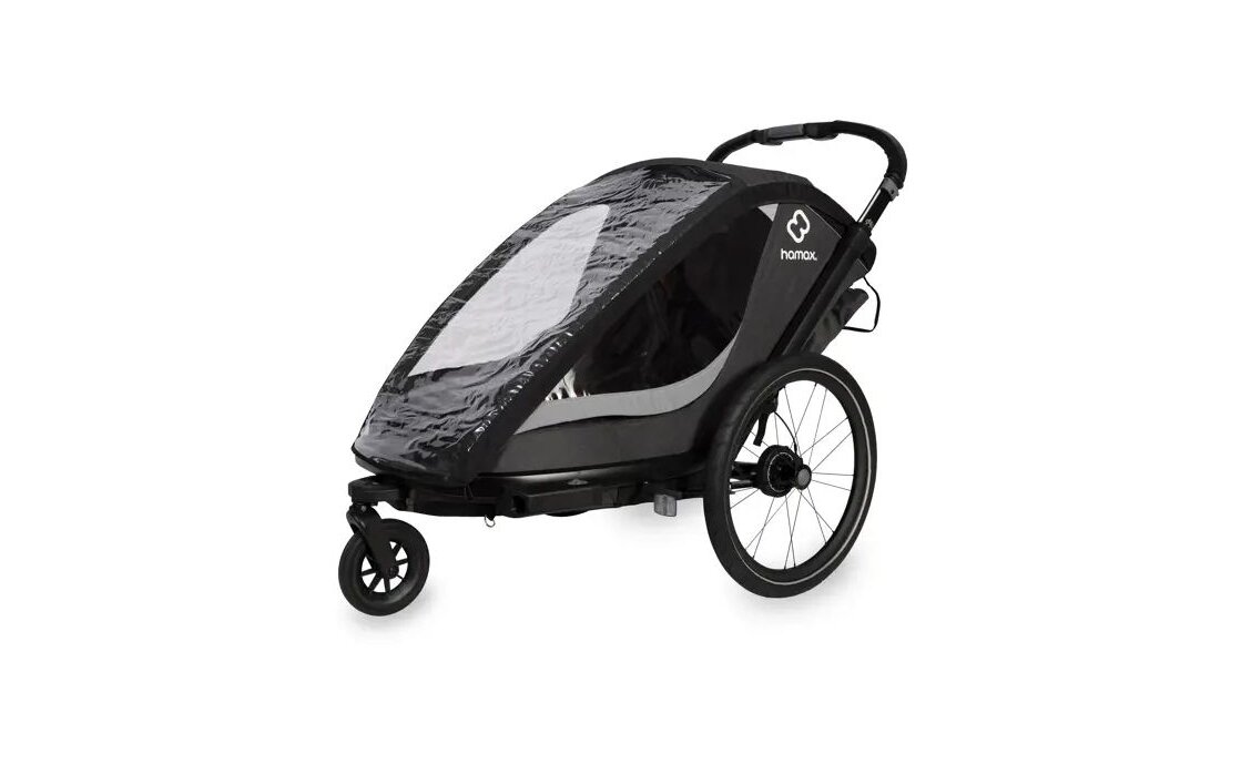 Hamax Cocoon mit Deichsel und Buggyrad