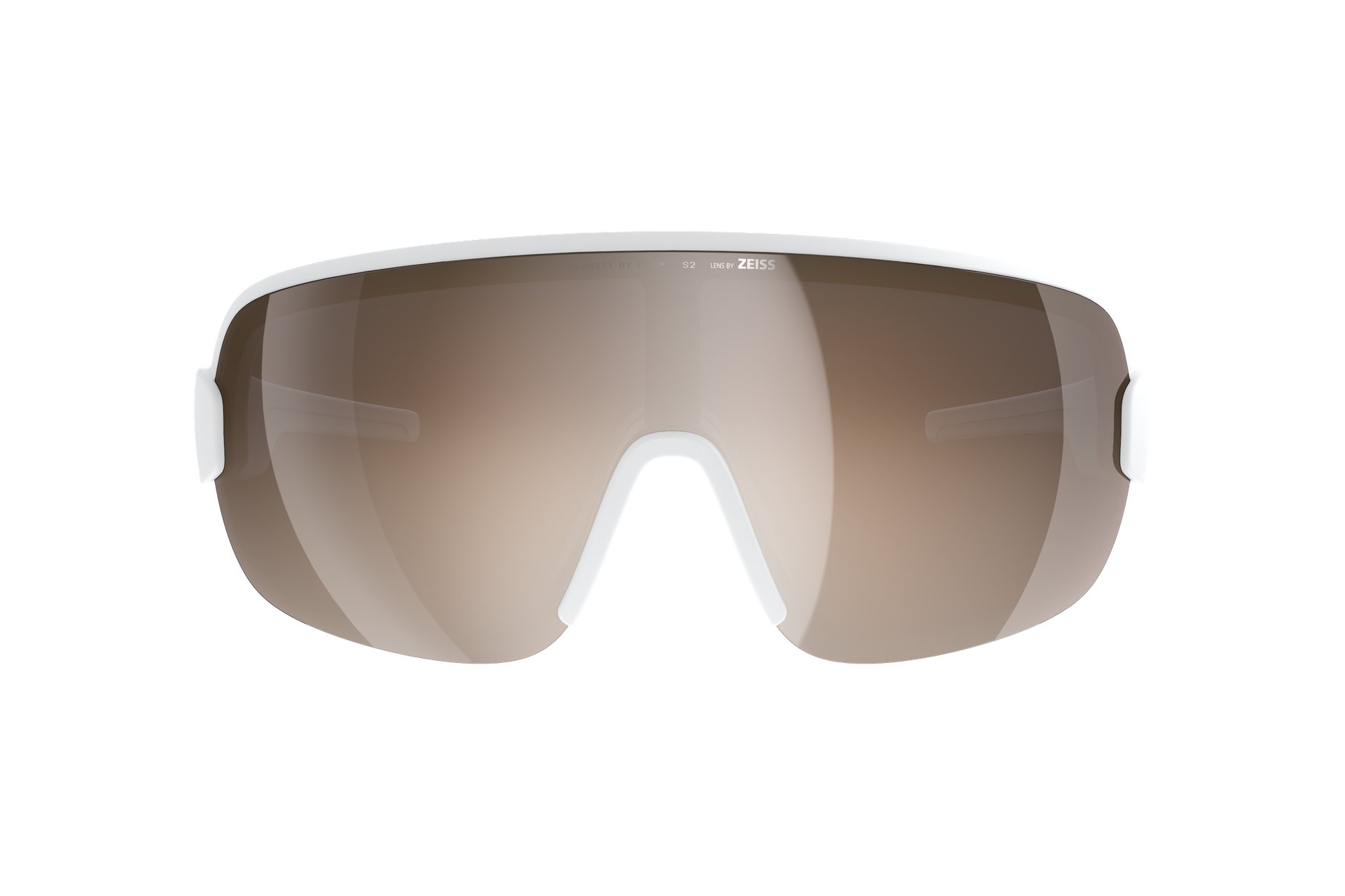 POC Aim - Hydrogen White/Clarity Trail /Partly Sunny Silver