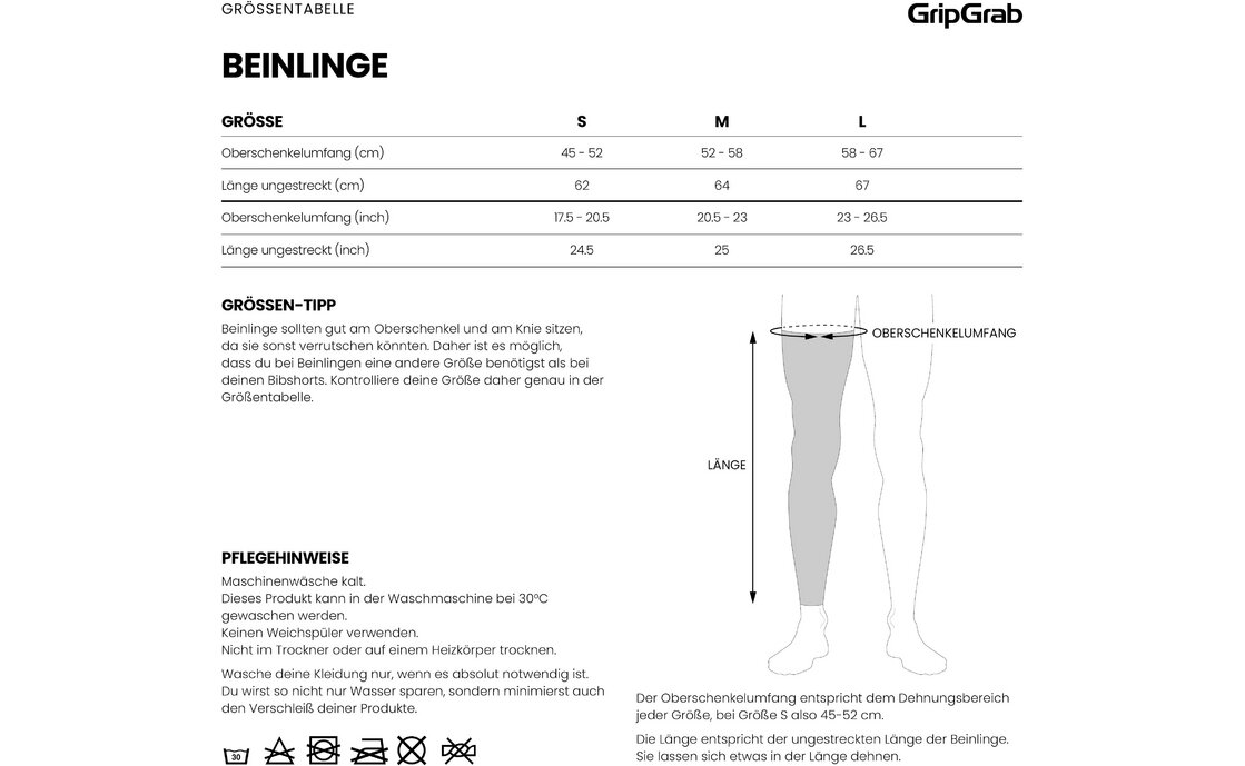 GRIPGRAB AquaRepel 2 Water-Resistant Beinlinge