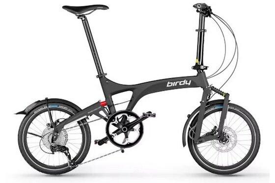 Aluminium - Citybike - Riese und M&uuml;ller Birdy touring - 18 Zoll - Faltrahmen