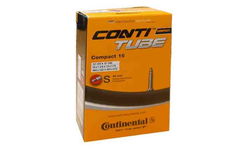 Continental Compact 16 Inner Tube – Fits 16-Inch Wheels, Schrader Valve