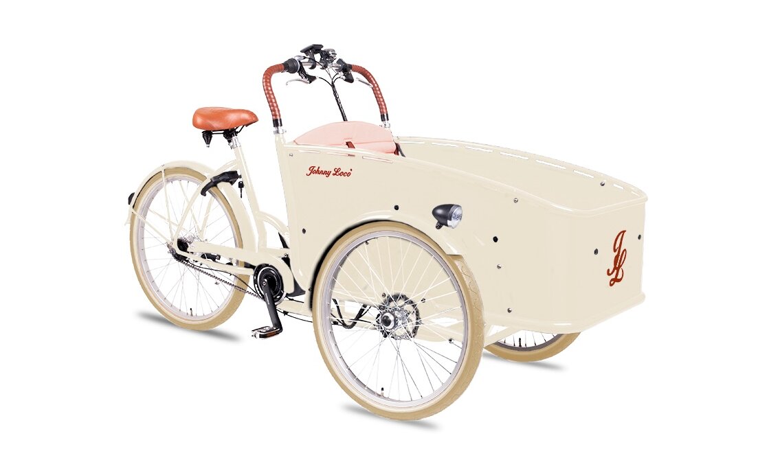 Johnny Loco E-Cargo Cruiser Ivory - 418 Wh - Auslaufmodell - 26 Zoll - Compact