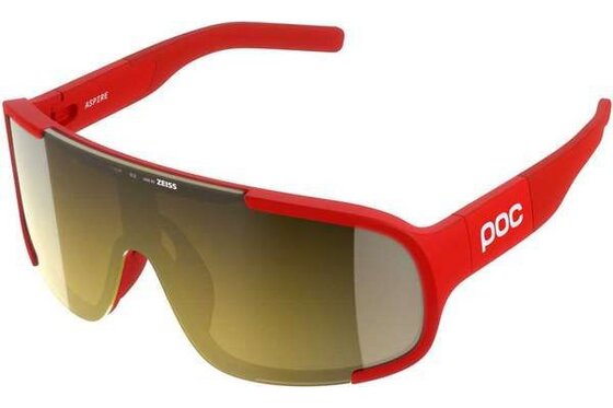 XXL Sale % - POC Aspire - Prismane Red/Clarity Road/Partly Sunny Gold