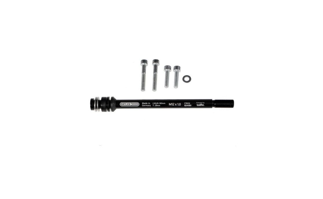 Ortlieb Thru Axle M6-Connector Steckachsen Adapter M12x1.0