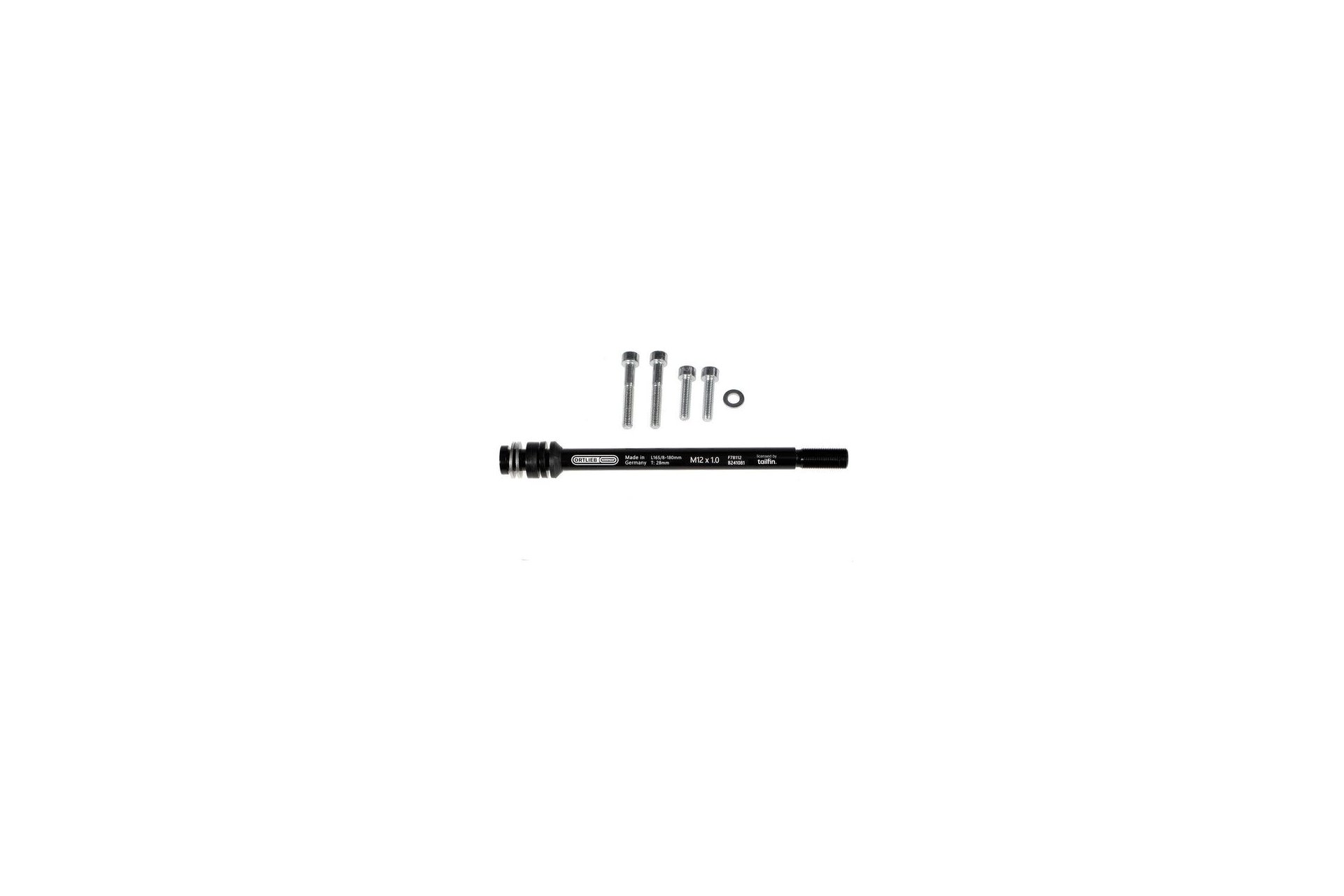 Ortlieb Thru Axle M6-Connector Steckachsen Adapter M12x1.0