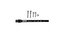 Ortlieb Thru Axle M6-Connector Steckachsen Adapter M12x1.0
