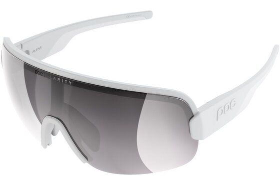 XXL Sale % - POC Aim - Hydrogen White/Clarity Road/Sunny Silver