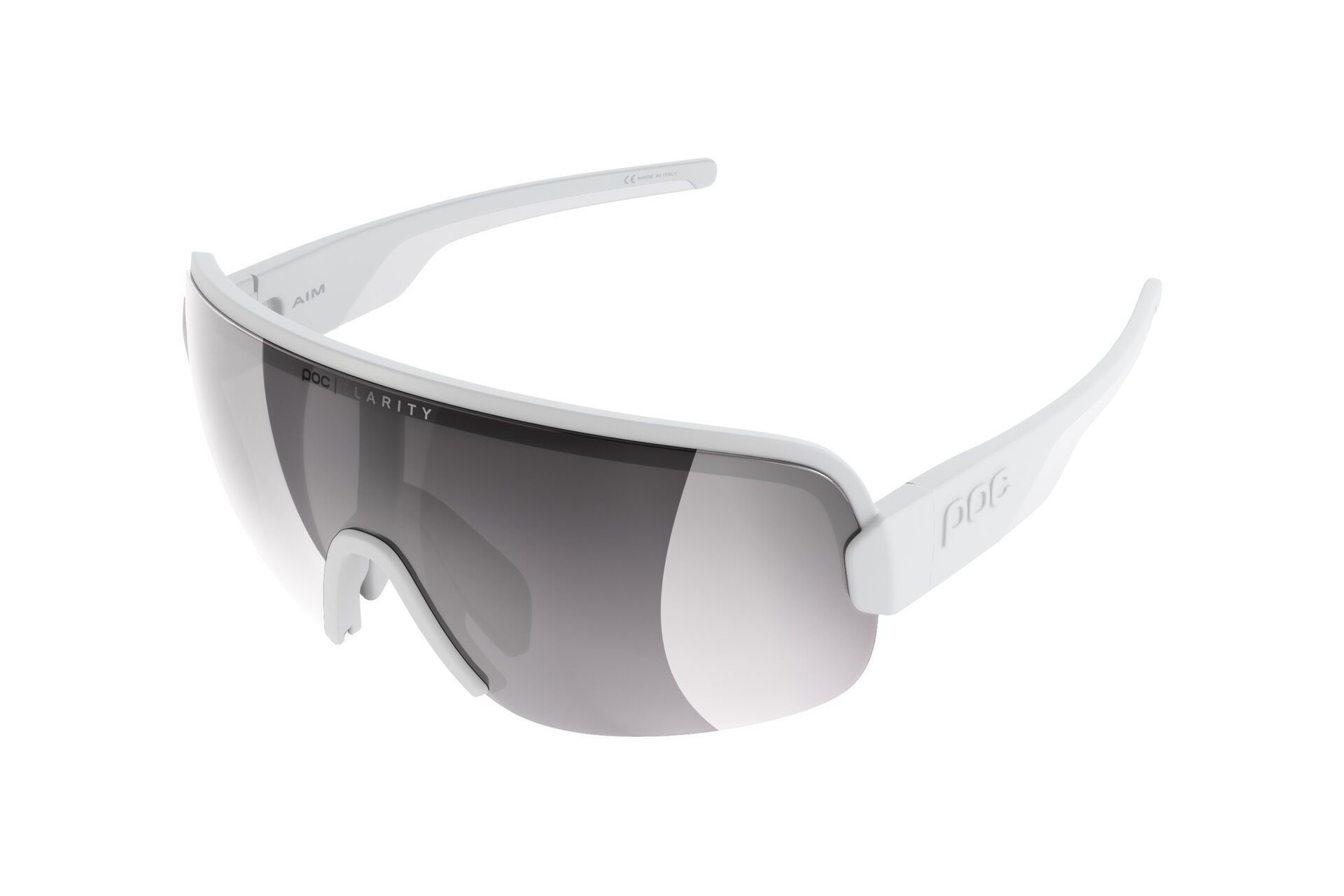 POC Aim - Hydrogen White/Clarity Road/Sunny Silver