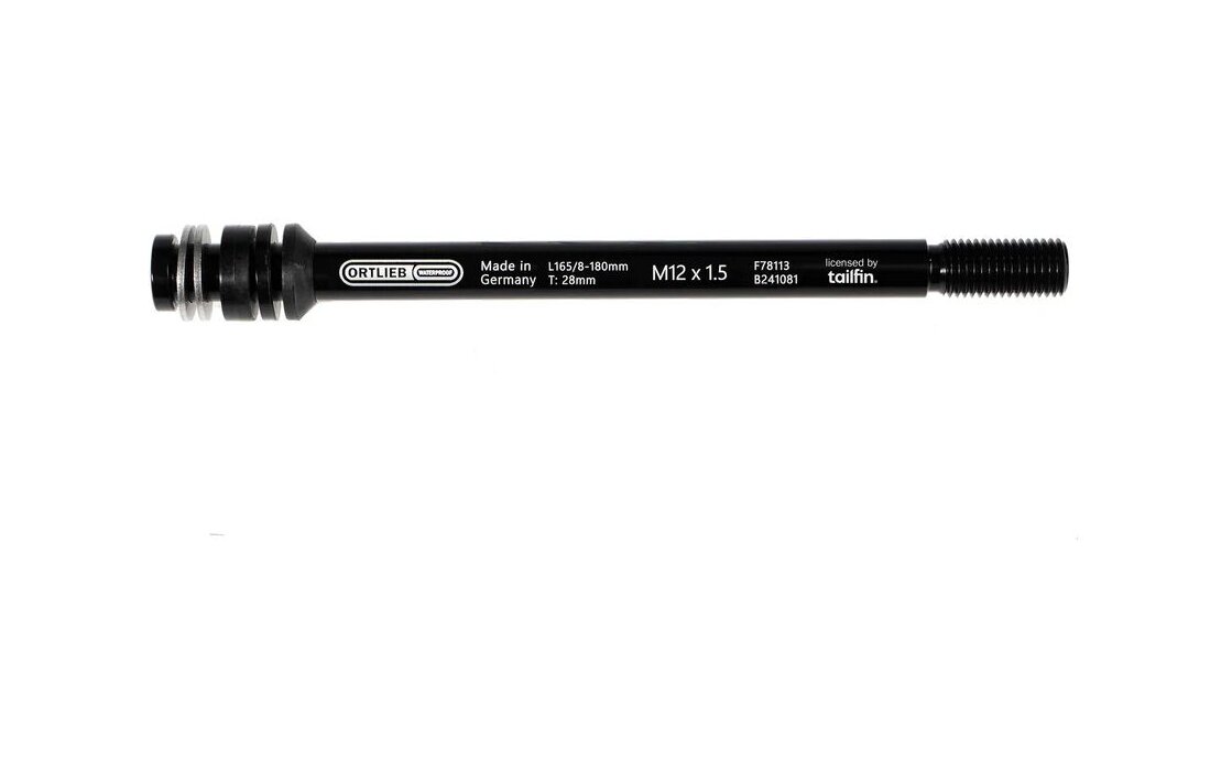 Ortlieb Thru Axle M6-Connector Steckachsen Adapter M12x1.5