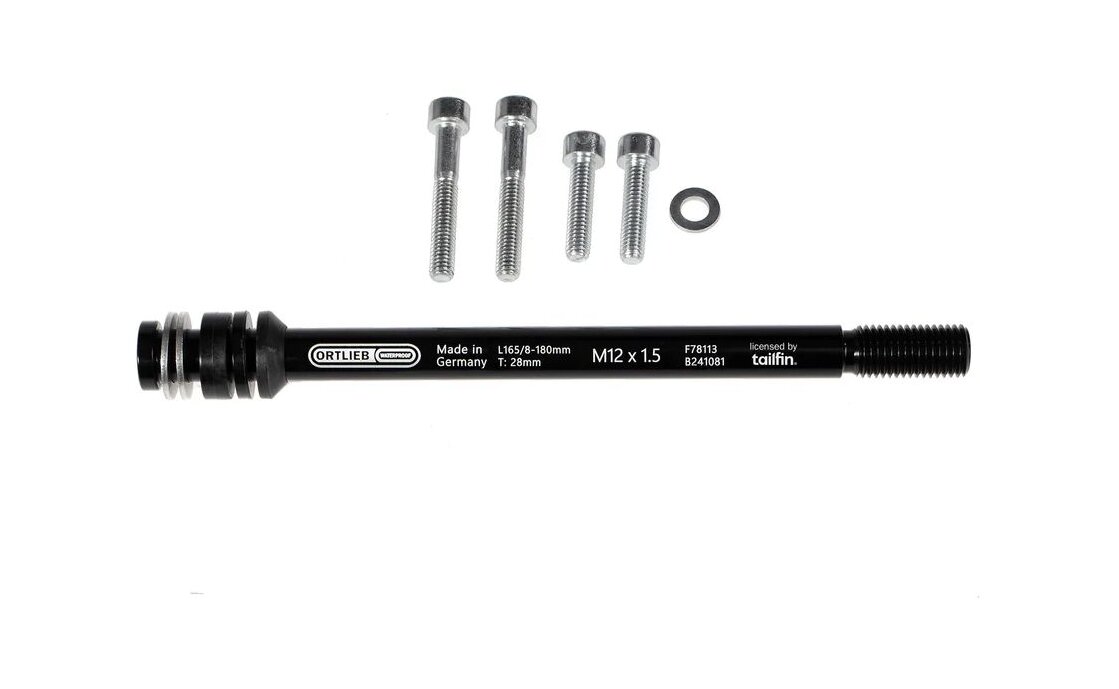 Ortlieb Thru Axle M6-Connector Steckachsen Adapter M12x1.5
