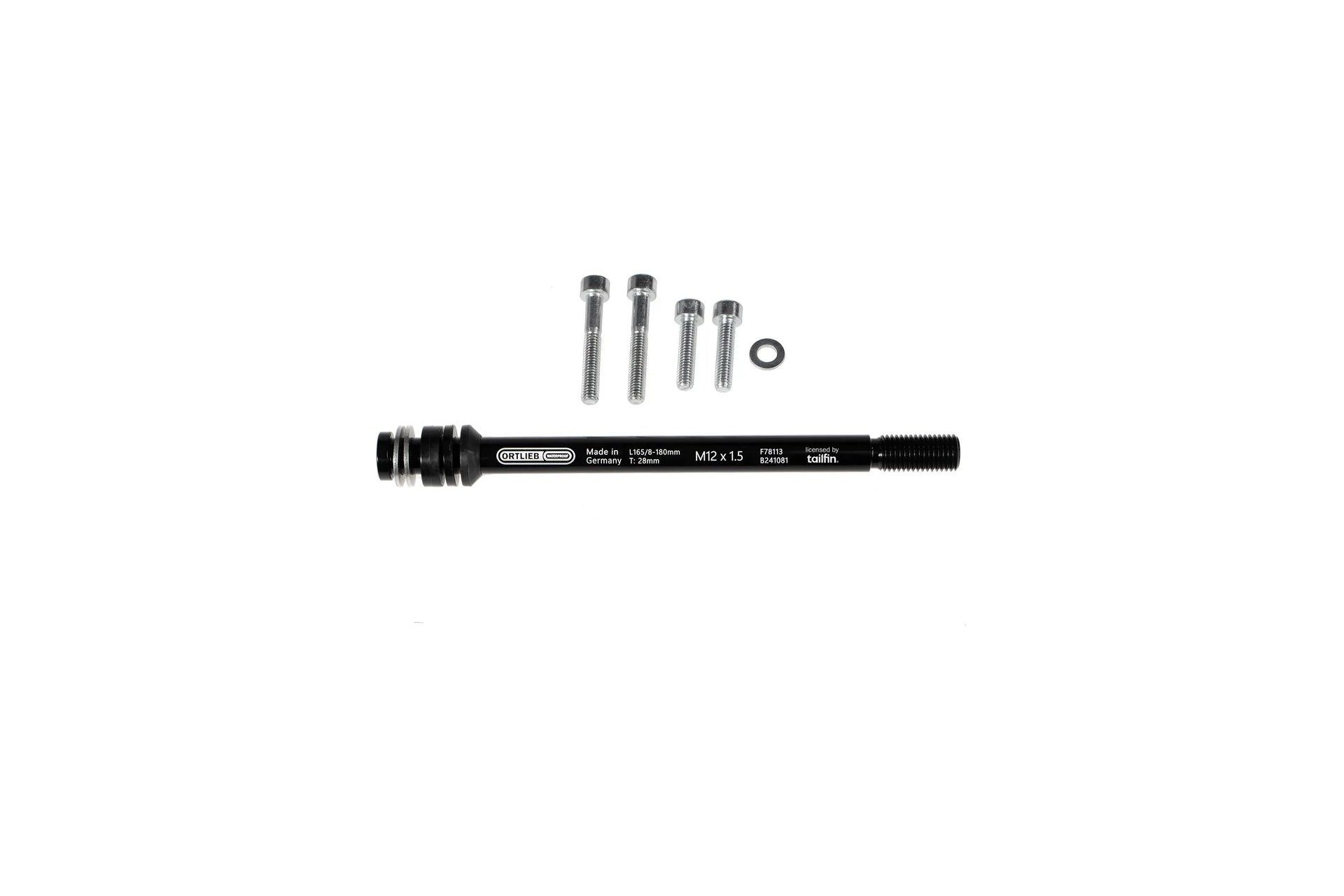Ortlieb Thru Axle M6-Connector Steckachsen Adapter M12x1.5